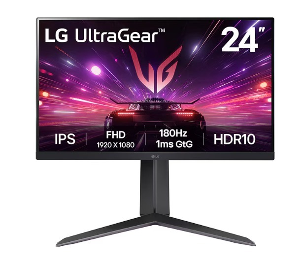 MONITOR LG/24GS65F GAMING ULTRAGEAR 24 PULG IPS/FHD 1920X1080/180HZ/1MS/NVIDIA G-SYNC/PIVOT
