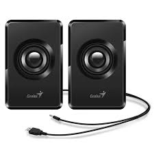 PARLANTE GENIUS SP-U125 NEGRO 3W USB E. AUDIO 3.5MM CONECTOR AURICULARES CONTROL VOLUMEN