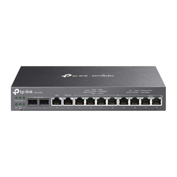 ROUTER VPN TPLINK OMADA ER7212PC (8 Puertos PoE)