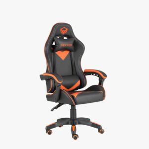 SILLA GAMER MEETION CHR04 NEGRO+NARANJA