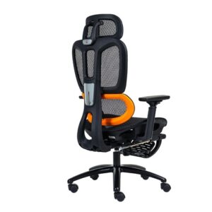 SILLA GAMER MEETION CHR31 NEGRO+NARANJA