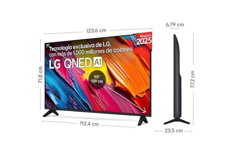 TV LG QNED70 55" 4K SMART QNED AI 2HDMI ETHERNET BLUETOOTH