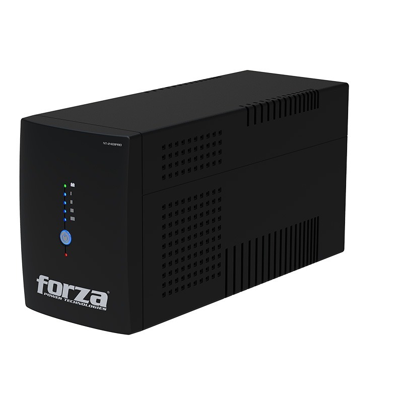 UPS INTERACTIVA FORZA NT-2401PRO 2400VA/1200W 10 SALIDAS AVR 120V.