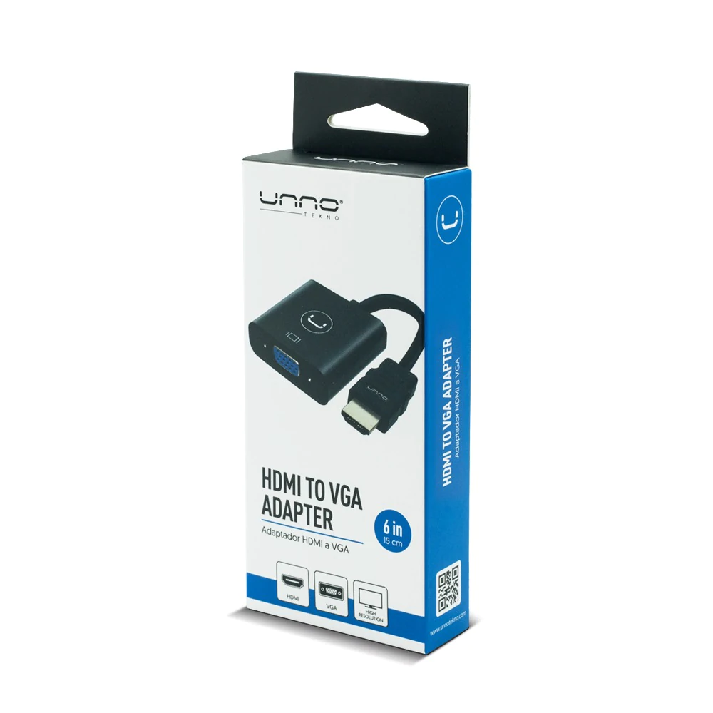 CONVERTIDOR DE VIDEO HDMI A VGA UNNOTECKNO