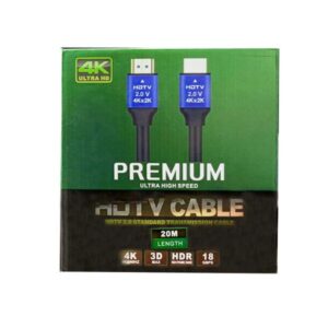 CABLE HDMI NITRON (20 METROS, 4K ULTRA SPEED)