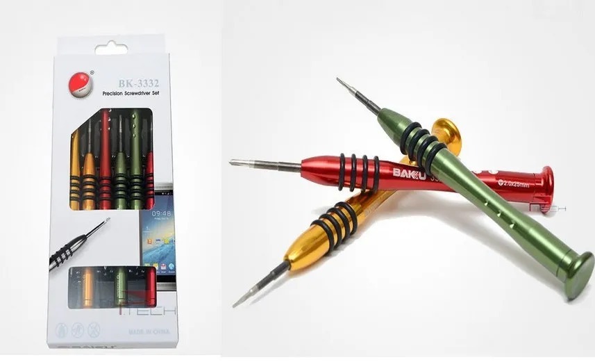 KIT DE DESTORNILLADORES DE ALTA GAMA BAKU BK-3332B (6 PIEZAS)