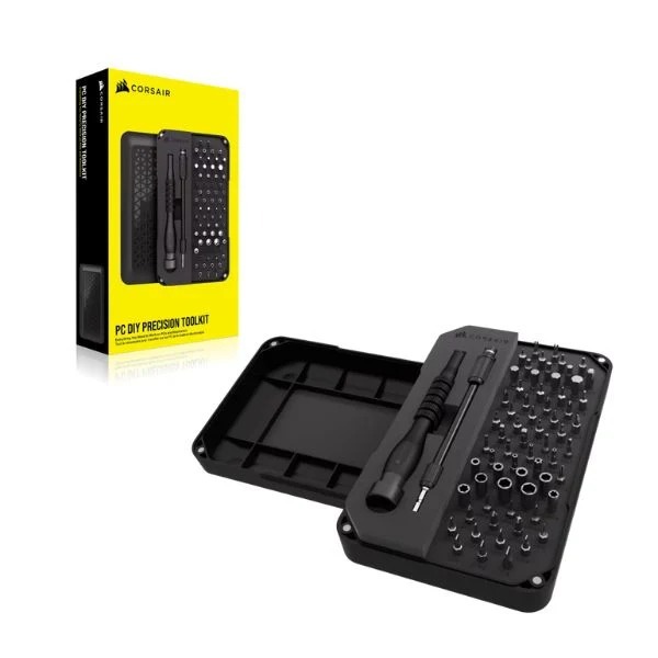 KIT DE HERRAMIENTAS CORSAIR PARA MONTAJE DE PC (65 PIEZAS)