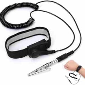 PULSERA ANTIESTÁTICA REFORZADA COLOR NEGRO