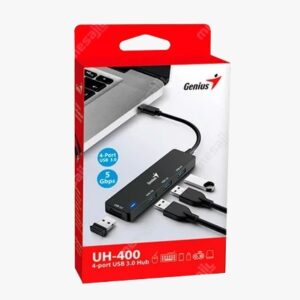 HUB GENIUS UH-400 USB TIPO-C A 4 PUERTOS USB-A 3.0