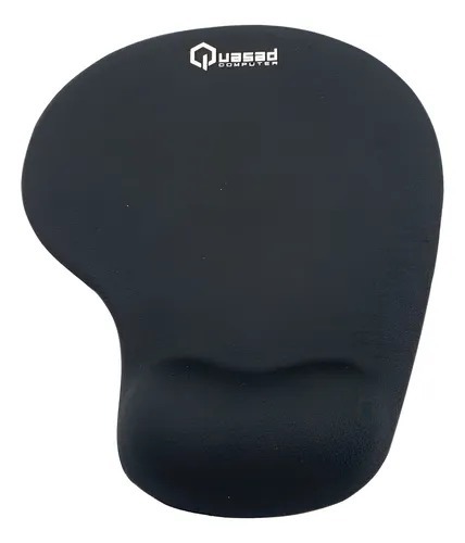 MOUSE PAD ERGONÓMICO CON APOYAMUÑECAS DE GEL QUASAD