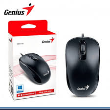 MOUSE GENIUS OPTICO DX-110 (NEGRO)