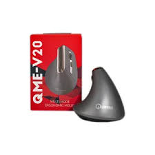 MOUSE QUASAD QME-V20 VERTICAL RECARGABLE (BLACK)