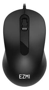 MOUSE EZMI ALAMBRICO USB ÓPTICO (NEGRO/GRIS)