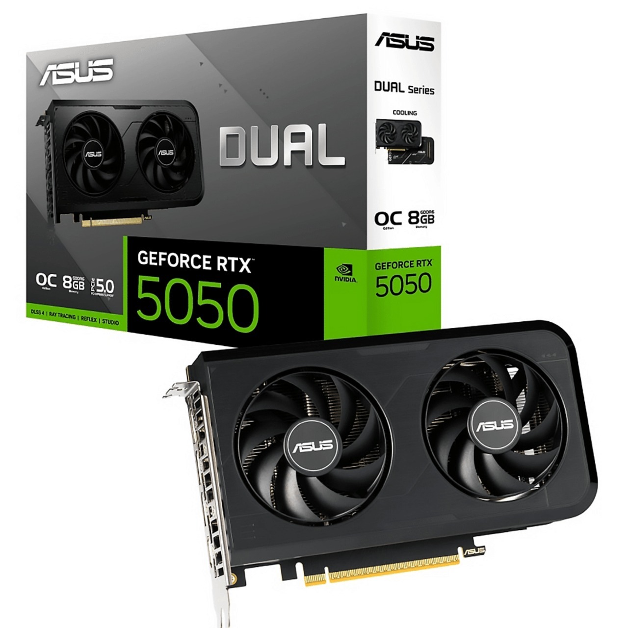 TARJETA DE VIDEO ASUS DUAL GEFORCE RTX 5050 OC EDITION 8GB GDDR6