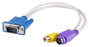 CABLE ADAPTADOR VGA A S-VIDEO / RCA