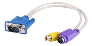 CABLE ADAPTADOR VGA A S-VIDEO / RCA