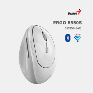 MOUSE INALÁMBRICO VERTICAL GENIUS ERGO 8350S AI (GRIS)