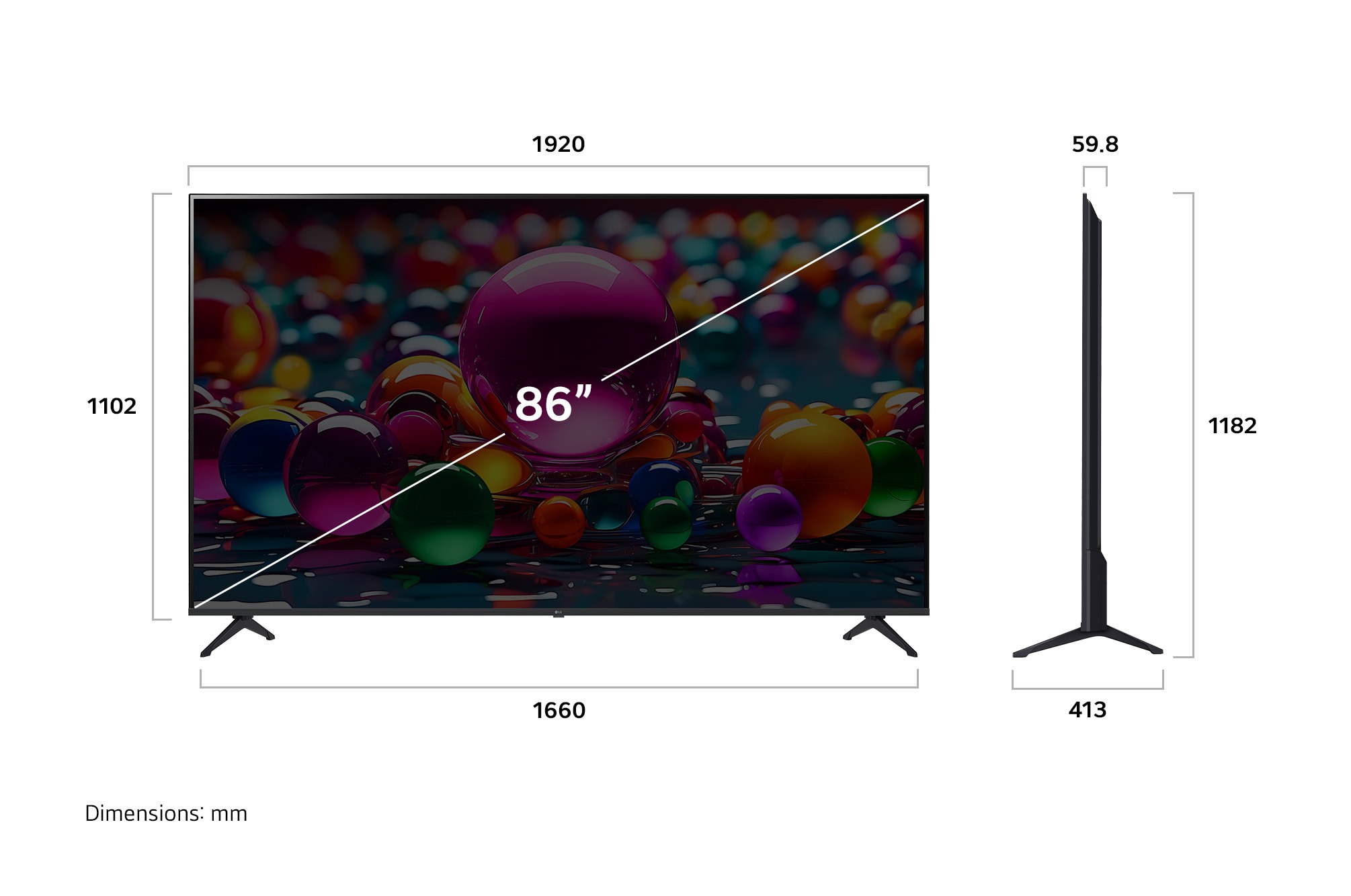 TELEVISOR SMART TV LG 86UA7500PSA (86 PULGADAS 4K UHD) - Imagen 2