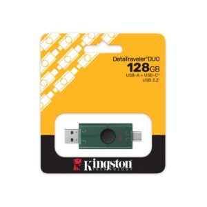 KINGSTON DATATRAVELER DUO 128GB USB-A / USB-C - UNIDAD FLASH CON TAPA DESLIZANTE