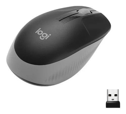 LOGITECH M190 - MOUSE INALÁMBRICO DE TAMAÑO COMPLETO CARBÓN (CHARCOAL)