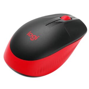LOGITECH M190 - MOUSE INALÁMBRICO DE TAMAÑO COMPLETO ROJO