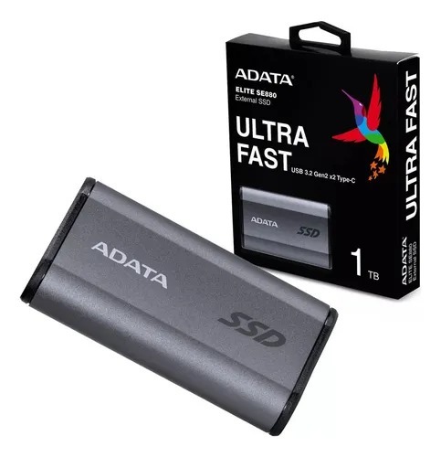 DISCO SOLIDO EXTERNO ADATA SE880 1TB USB TIPO C 2000MBPS