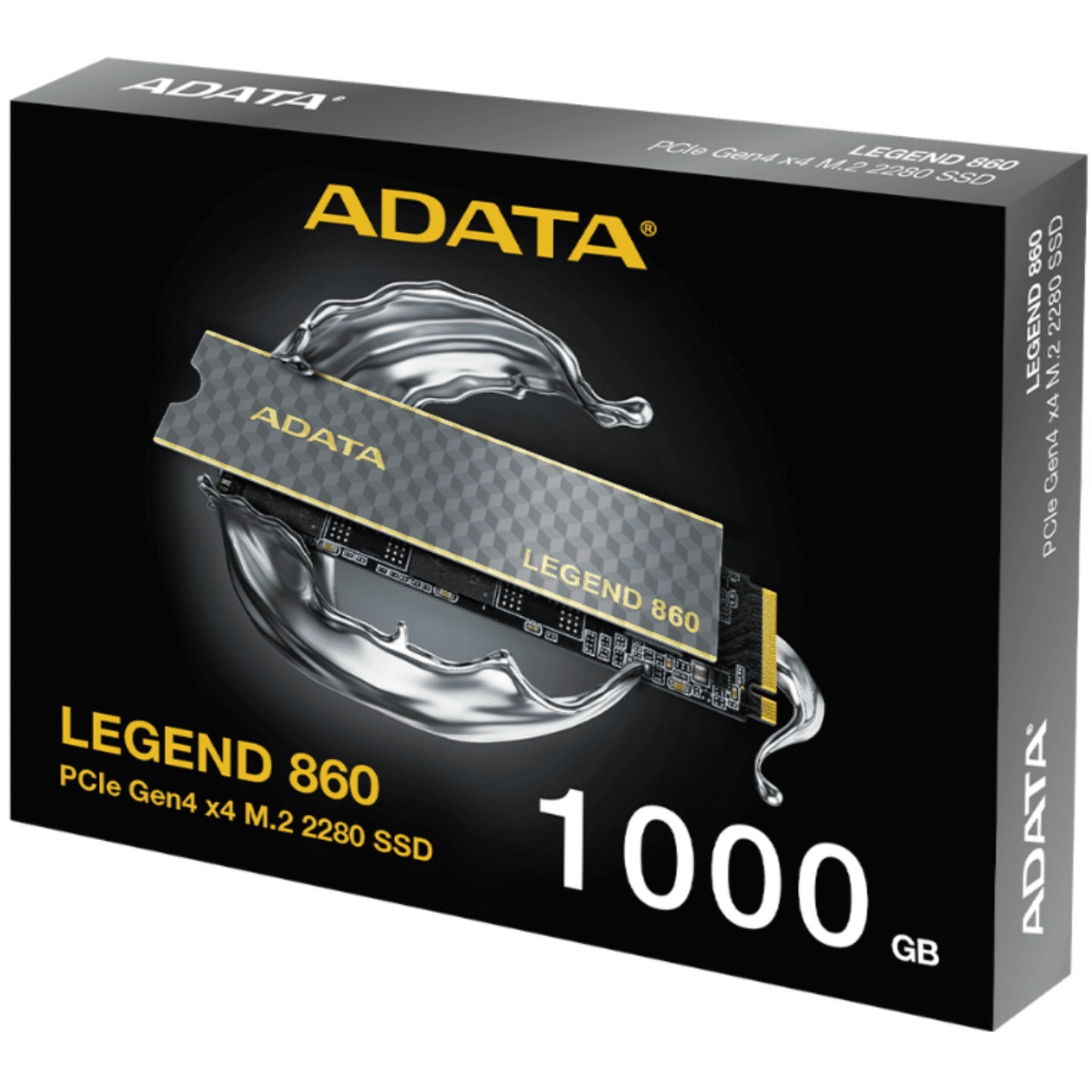 ADATA LEGEND 860 1TB - DISCO SSD PCIe GEN4x4 M.2 2280 NEGRO