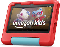 TABLET AMAZON FIRE 7 KIDS 7” 2GB RAM 16GB ALM. AMAZON KIDS+ USB-C CAM 2MP INCL. ESTUCHE RESISTENTE ROJO