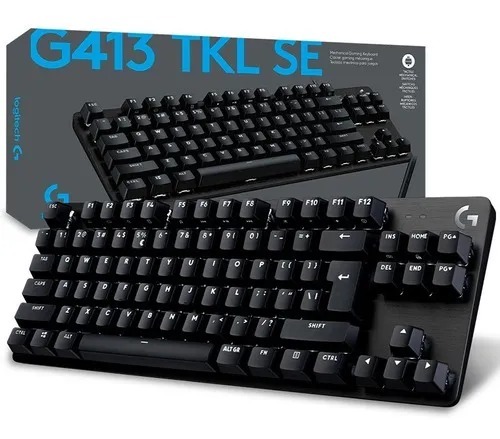 LOGITECH G413 SE - TECLADO MECÁNICO GAMING NEGRO