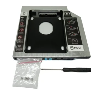 Lector para Segundo Disco Duro Sata HDD SSD Caddy 12.7 mm