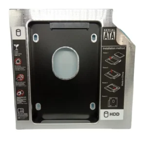 Lector para Segundo Disco Duro Sata HDD SSD Caddy 9.5 mm