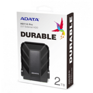 Disco Duro Externo Adata 2TB HD710 Pro USB 3.0 Externo Antishock (Negro)