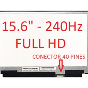 PANTALLA 15.6 LED SLIM 40 PINES FULL HD NARROW 240HZ NEGRO
