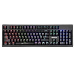 TECLADO GAMER MARVO KG-916 MECÁNICO RAINBOW BACKLIT BLACK