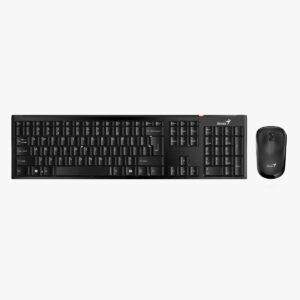 COMBO TECLADO Y MOUSE GENIUS KM-800SE WIRELESS SMART NEGRO