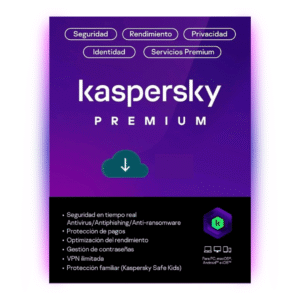 LICENCIA ANTIVIRUS KASPERSKY PREMIUM LATAM (1 DISPOSITIVO) (1 CUENTA) (1 AÑO) -