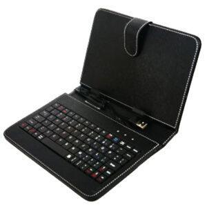 ESTUCHE CON TECLADO PARA TABLET DE 10" UNIVERSAL NEGRO