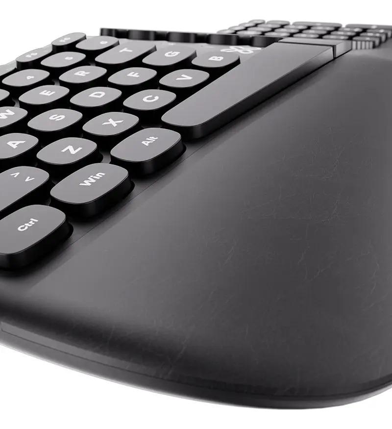TECLADO KLIP XTREME KBK-260S EVOLVE ERGONÓMICO PREMIUM ALÁMBRICO NEGRO - Imagen 2