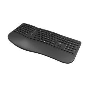 TECLADO KLIP XTREME KBK-530S TRANSCEND ERGONÓMICO INALÁMBRICO NEGRO