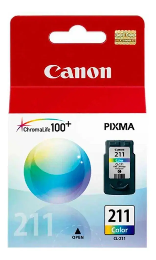CARTUCHO DE TINTA TRICOLOR CANON CL-211 COLOR PIXMA IP2702 MP230 MX360 CYAN MAGENTA YELLOW