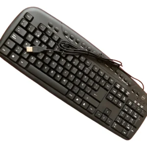 TECLADO ALÁMBRICO Q-ONE CON CONEXIÓN USB BLACK