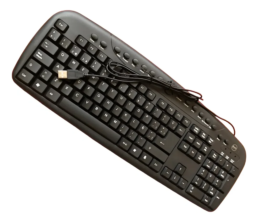 TECLADO ALÁMBRICO Q-ONE CON CONEXIÓN USB BLACK