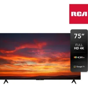 TELEVISOR RCA QLED 4K 75 PULG SMART TV GOOGLE TV WIFI BLUETOOTH BLACK