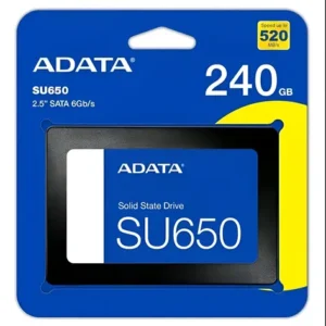 UNIDAD DE ESTADO SÓLIDO ADATA ULTIMATE SU650 240GB SATA III 2.5 PULGADAS BLACK