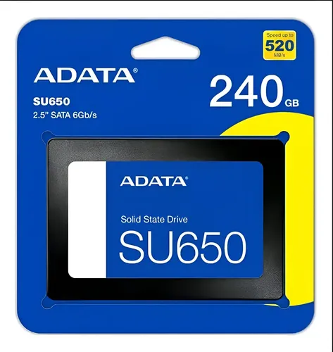 UNIDAD DE ESTADO SÓLIDO ADATA ULTIMATE SU650 240GB SATA III 2.5 PULGADAS BLACK