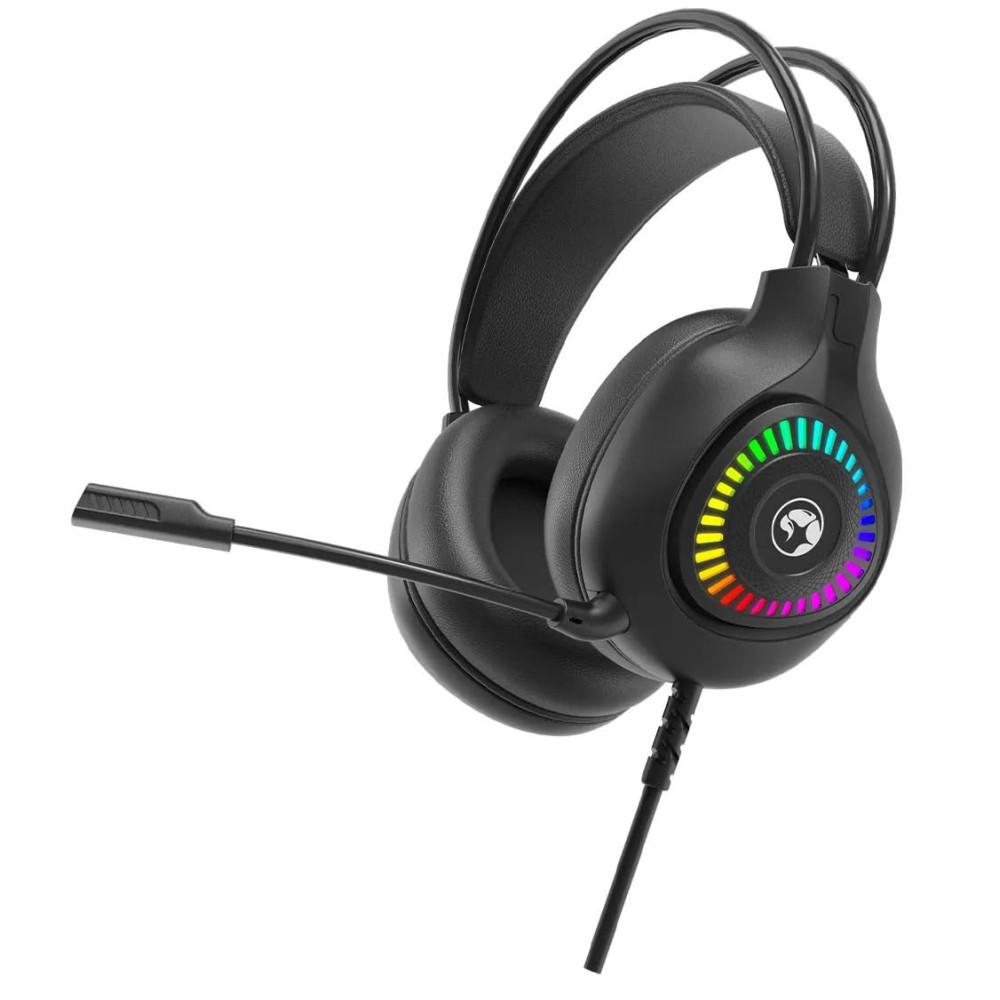 MARVO H8325 AKARI 40 ESTÉREO RGB OMNIDIRECCIONAL USB AUX 3.5MM BLACK