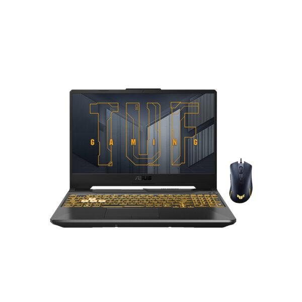 LAPTOP GAMER ASUS TUF GAMING A15 FA506NCG-HN363 AMD RYZEN 7 8845HS 8GB 512GB SSD NVIDIA GEFORCE RTX 3050 4GB 15.6" FHD 144HZ WIN 11 BLACK + MOUSE