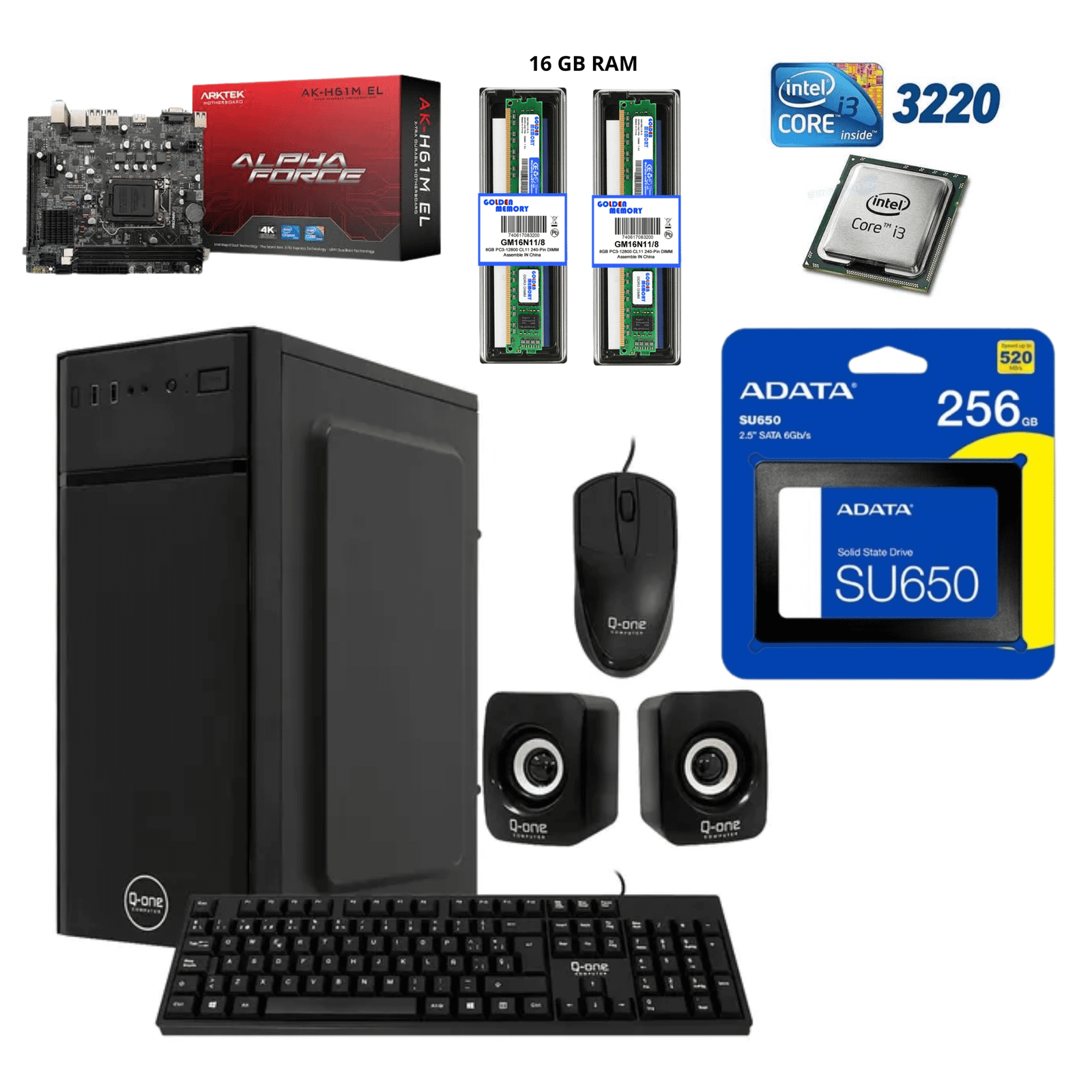COMBO CORE I3 2DA GENERACION