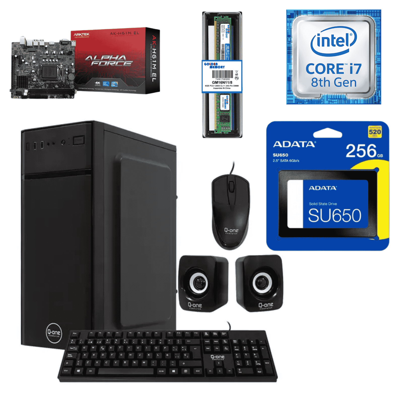 COMBO Core i7 8va GENERACION