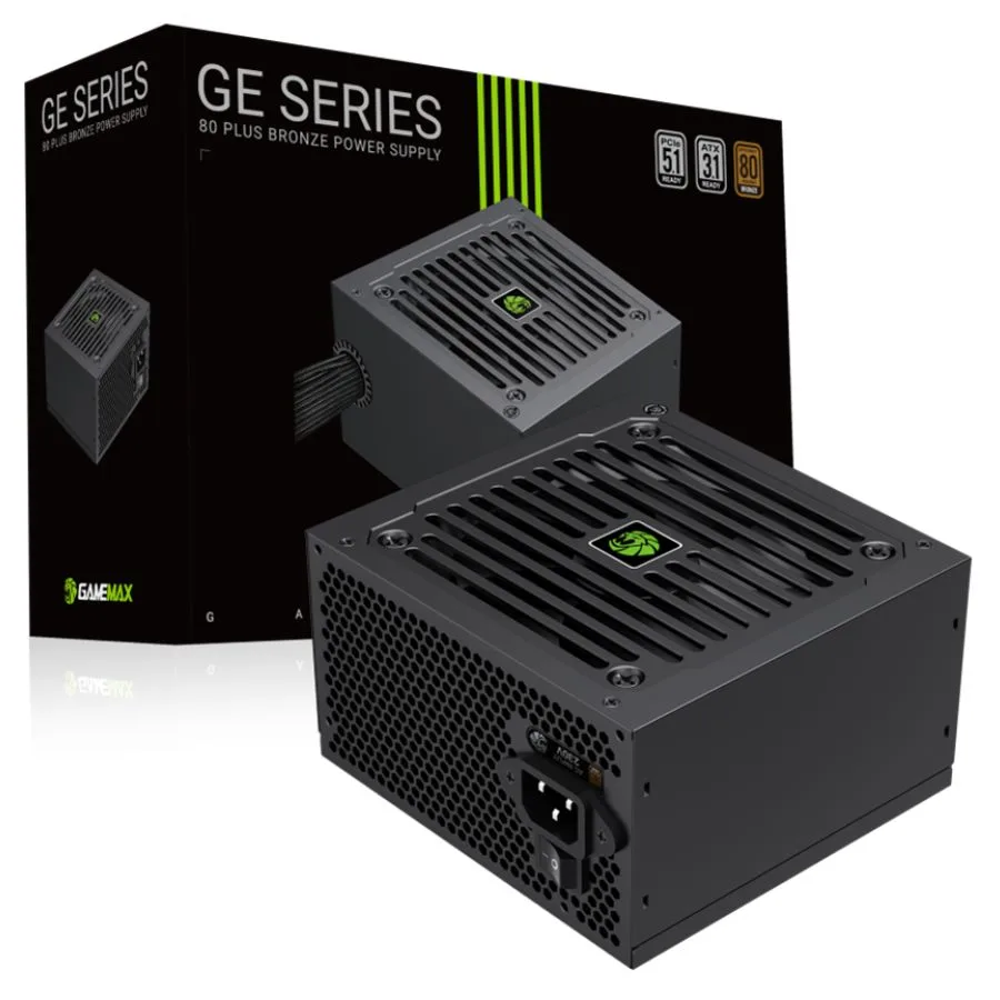 FUENTE DE PODER GAMEMAX GE-650 CERTIFICADA 80 PLUS BRONZE 650W